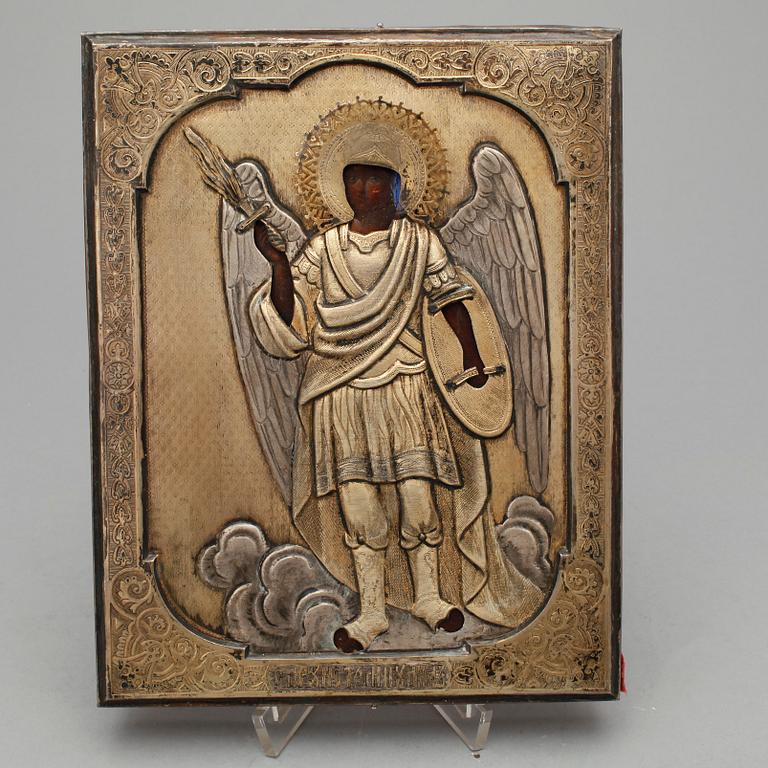 IKON, med silverrizza, Moskva, Ryssland, 1887.