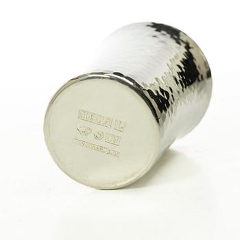 A set of twelve silver beakers, Mema Guld & Silver Ab, Lidköping 1970.