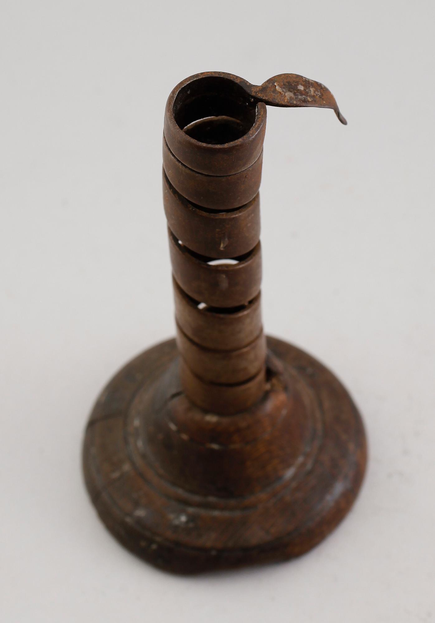 LJUSSTAKE, smide, 1700-tal.