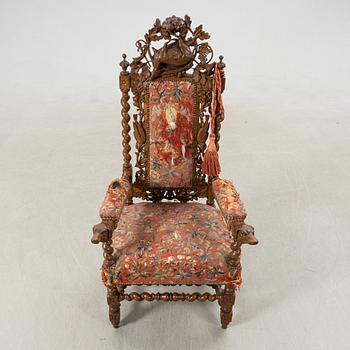 Armchair Baroque style around 1900.