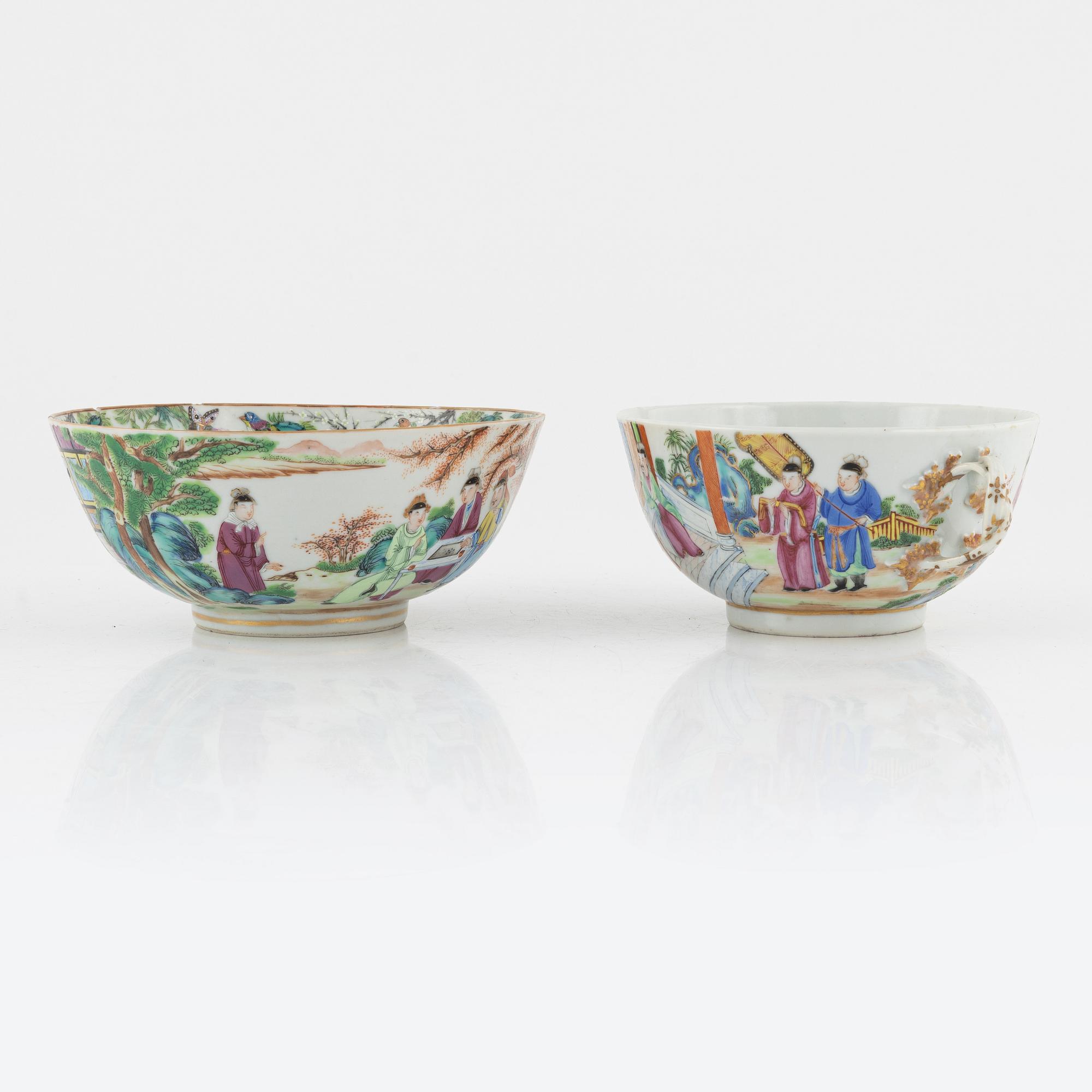 13 Chinese porcelain pieces, 19th/20th century.