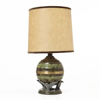 An Art Deco table lamp, 1920s/30s.