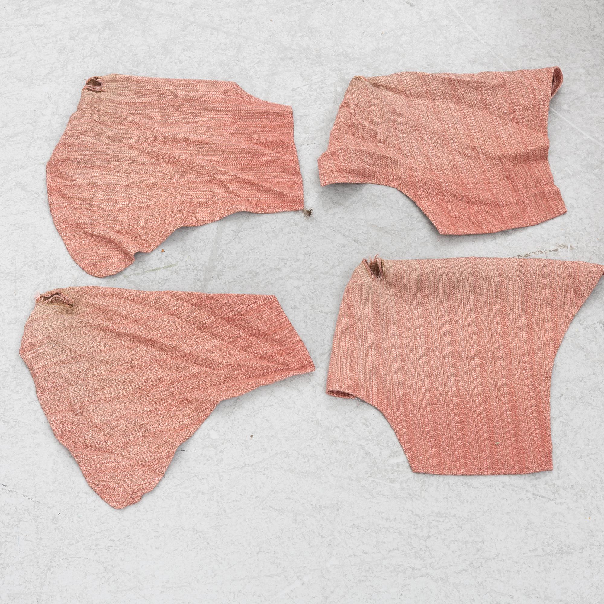 Carl Malmsten, fåtöljer, ett par, "Farmor", AB O.H: Sjögren, Tranås, 1985.