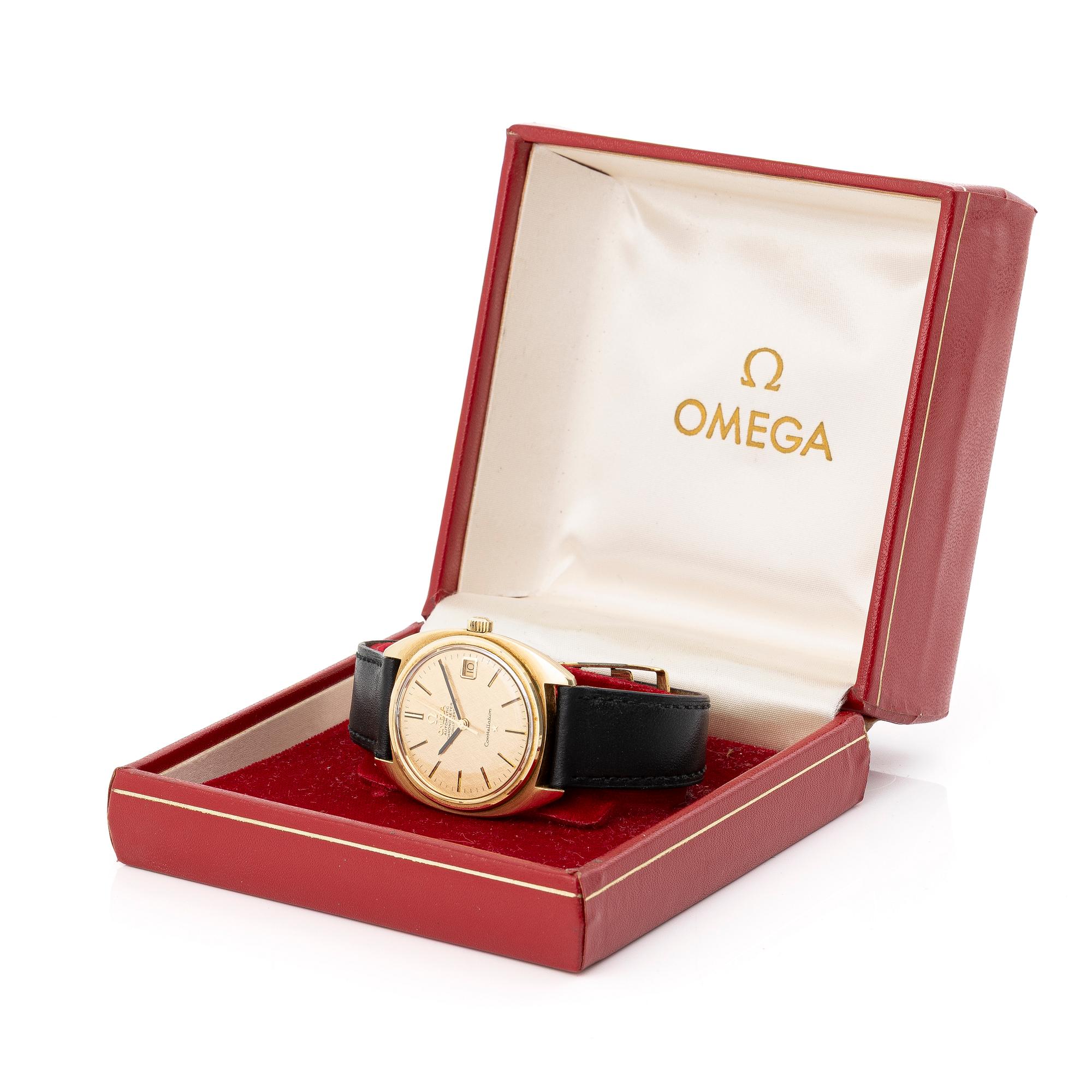 Omega, Constellation, “C”, wristwatch, 35 mm.