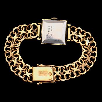 ARMBANDSUR, Certina, länk 18K guld. Total vikt ca 29 g.