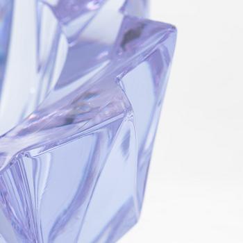 Aimo Okkolin, a Water Lily' bowl, signed Aimo Okkolin, Riihimäen Lasi Oy.