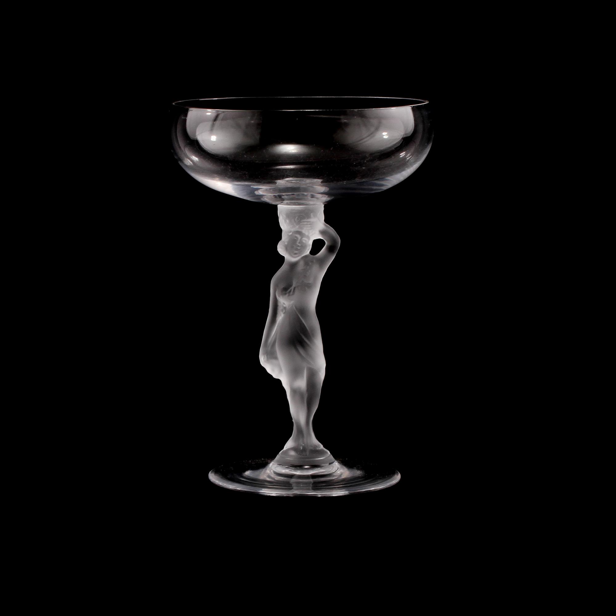 CHAMPAGNESKÅLAR, 14 st, Bayel, Frankrike, omkring 1900-talets mitt.