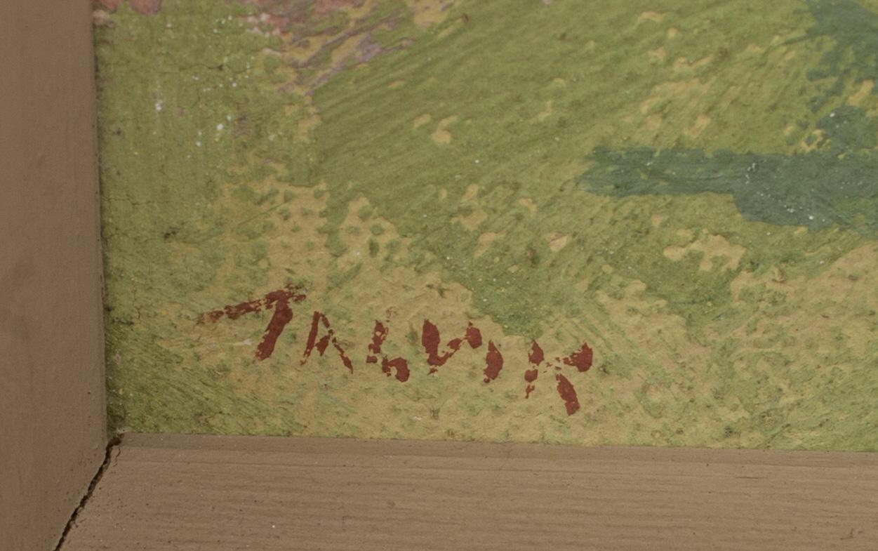HERMAN TALVIK, olja på duk, signerad.