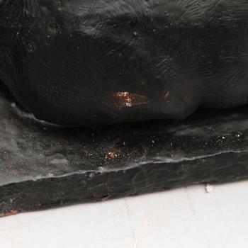 TRÄDGÅRDSSKULPTURER, 1 par, gjutjärn, 1900-/2000-tal.