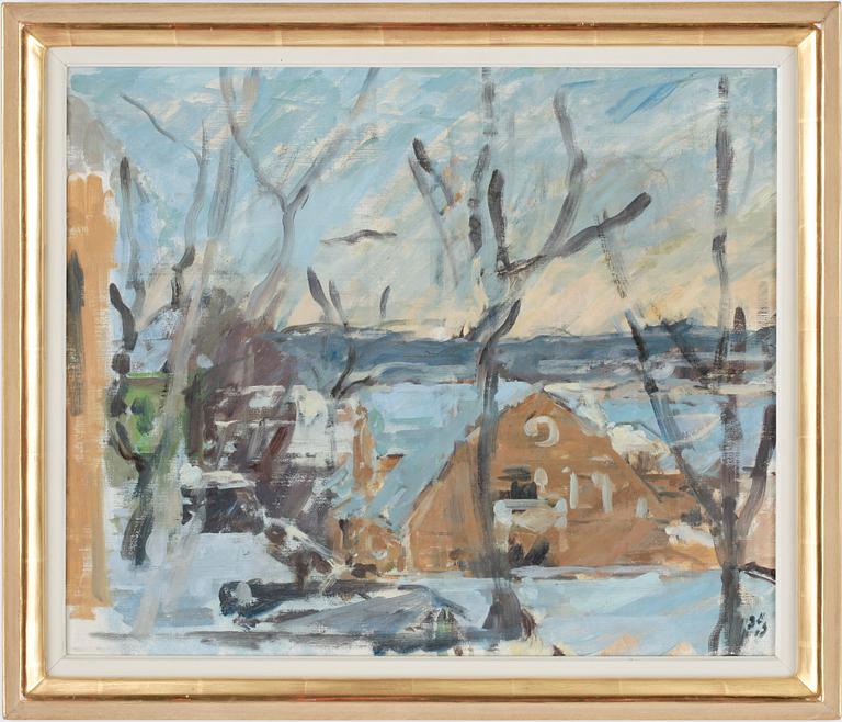 HUGO ZUHR, olja på duk. Sign o dat 1946 a tergo.