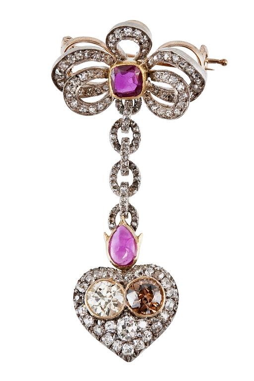 DIAMANT- OCH RUBINBROSCH.