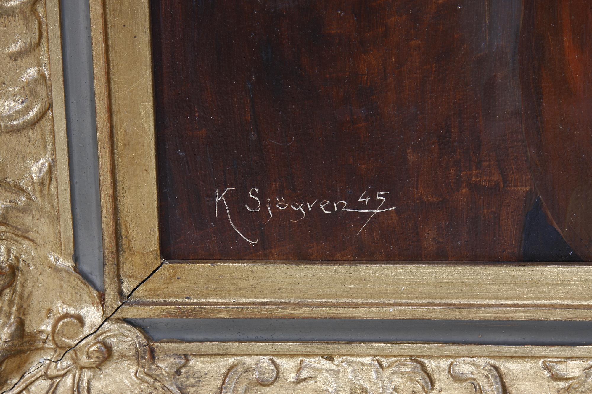 OKÄND KONSTNÄR, oljemålningar, 2 st.