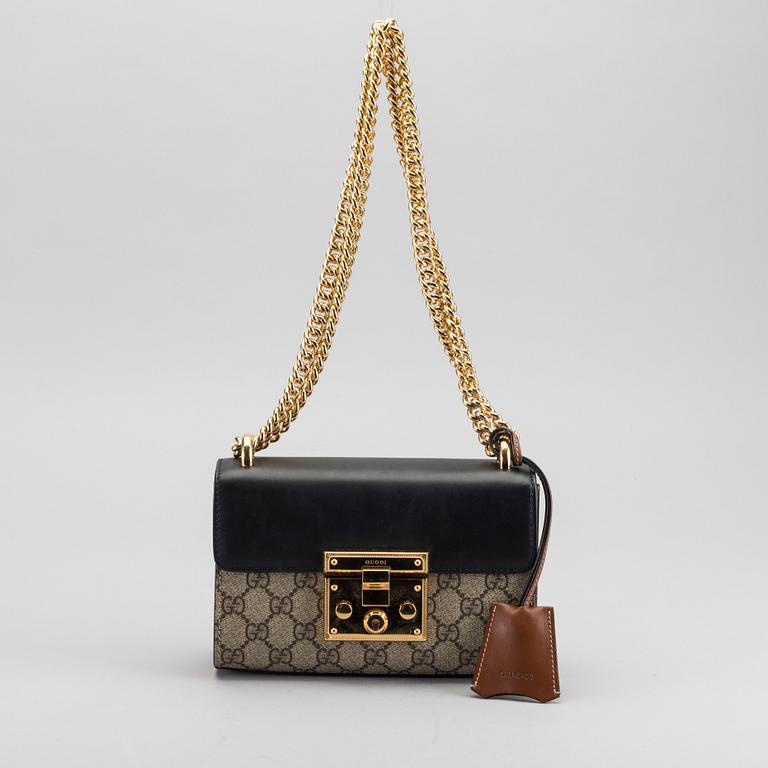 GUCCI "Padlock small GG shoulder bag".