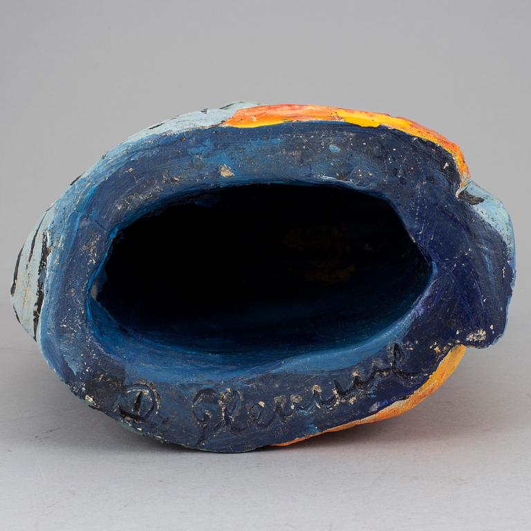 DAGMAR GLEMME, skulptur, signerad.