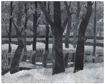 64. Iván Grünewald, Park landscape.