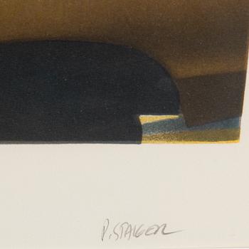 PAUL STAIGER, a litograph in colours, signed and numbered 115/300.