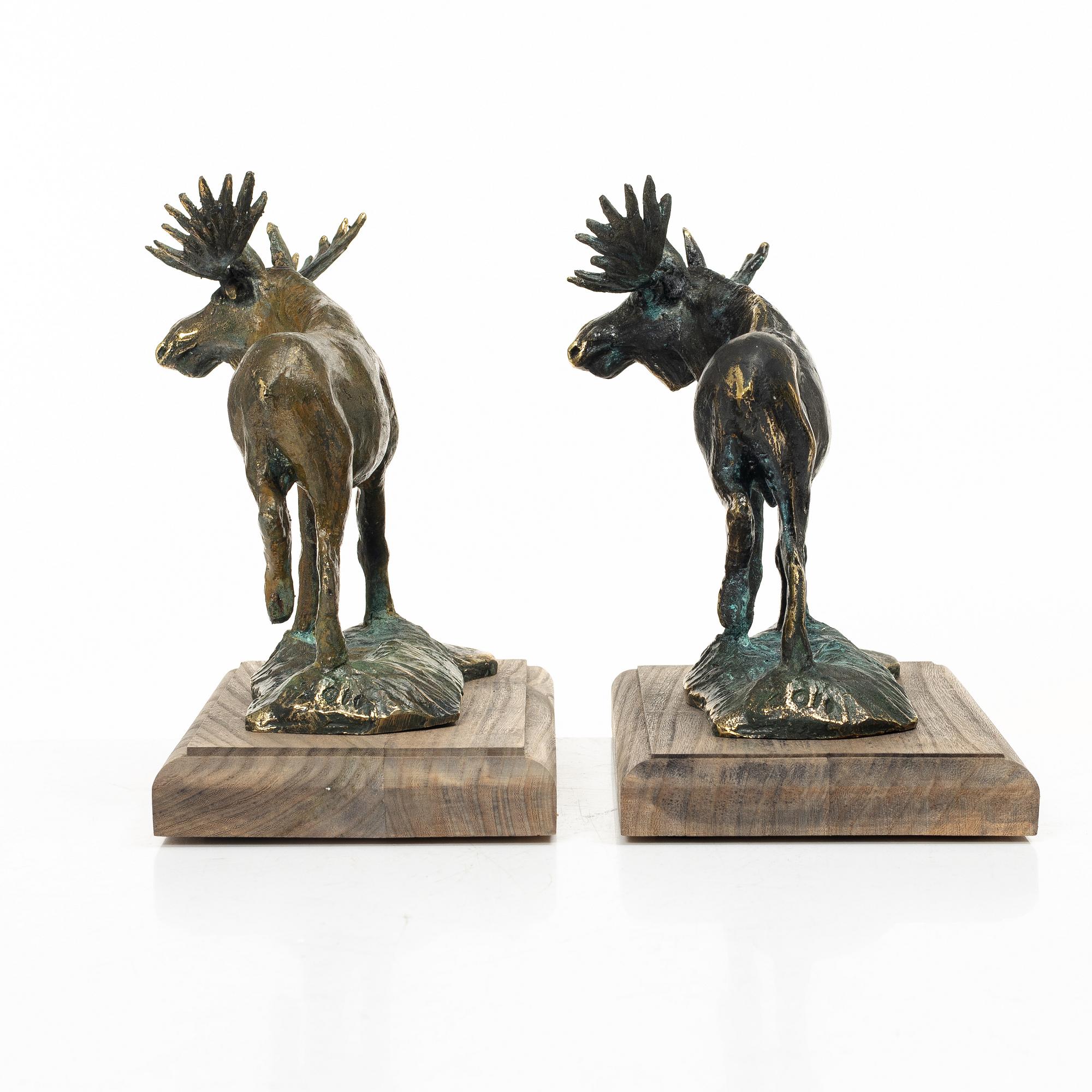 Torbjörn Forsberg, Moose bulls, 2 pcs.