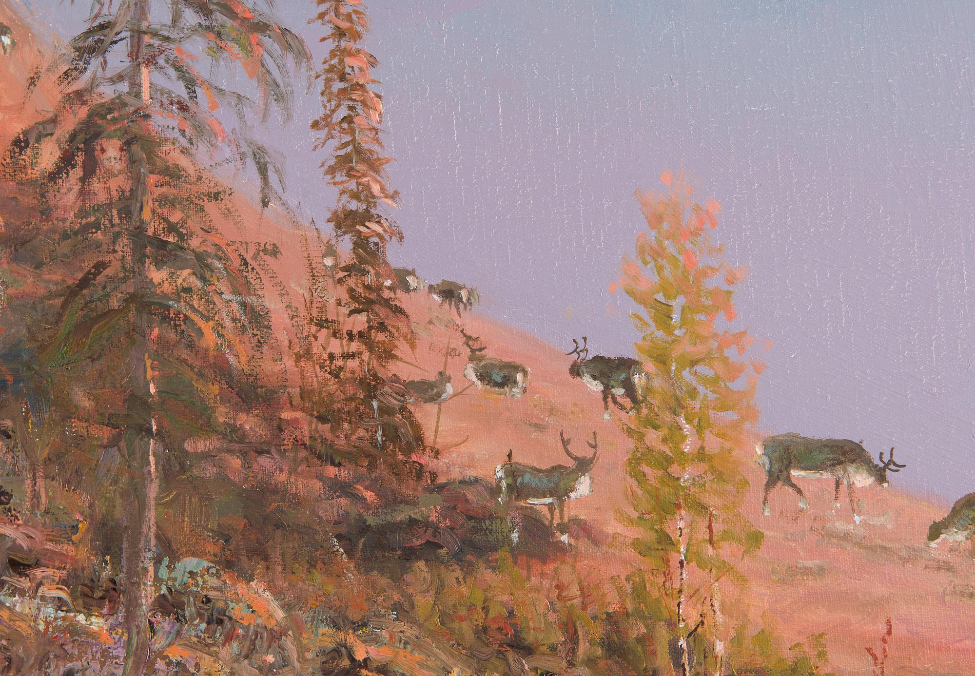 Veli Koljonen, Landscape from Lapland.