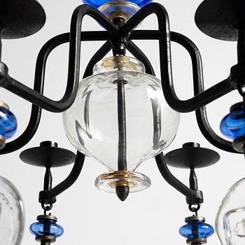 Erik Höglund, Chandelier, Boda Smide, second half of the 20th century.