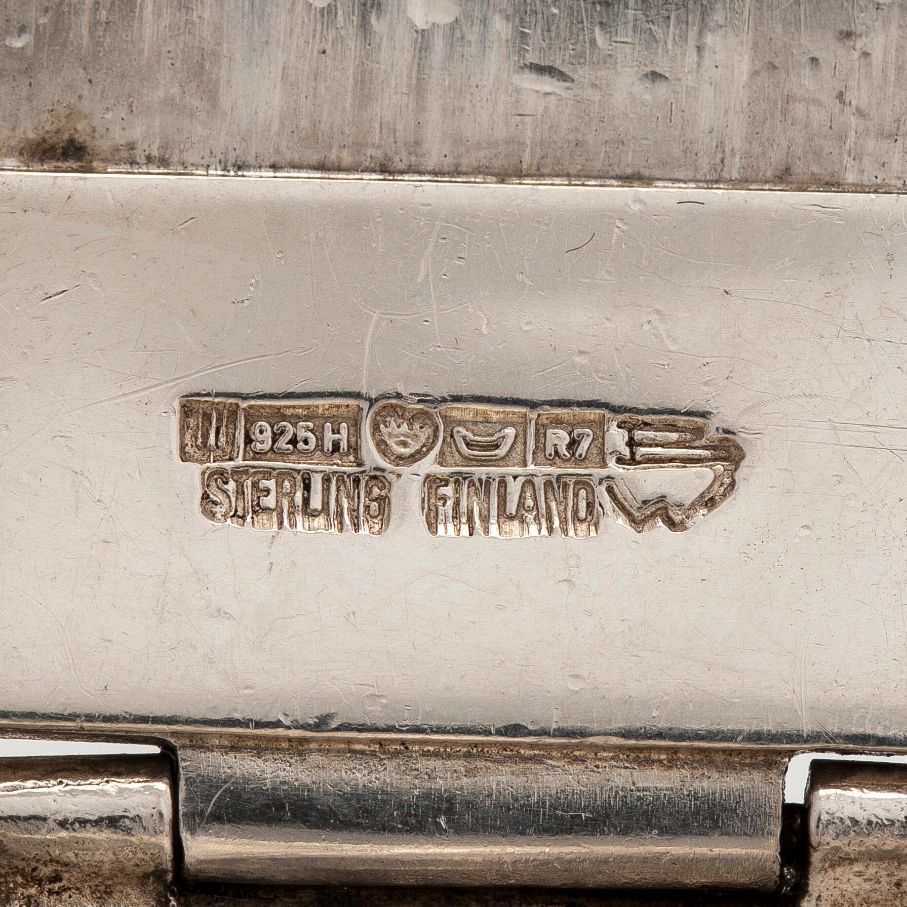 Björn Weckström, armband, "Månbro", sterlingsilver. Lapponia 1970.