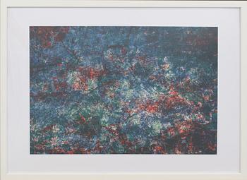 Francois Fiedler · FRANCOIS FIEDLER, färglitografi, ur Derrière le Miroir nr 250 1982.