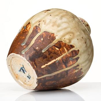 Bode Willumsen, a stoneware jar, Denmark 1920-1940s.