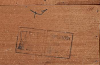 A set of Yngve Ekström teak cabinets and shelf 'Krus', Westbergs, 1950-60's.