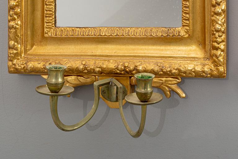 SPEGELLAMPETTER, ett par, empire, 1800-talets första del.