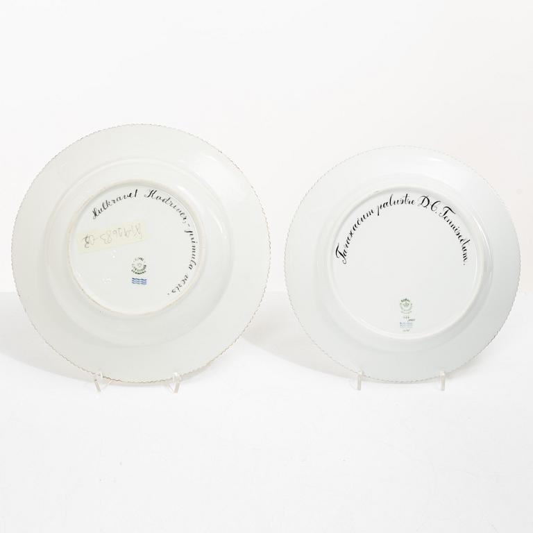 Royal Copenhagen, fat, 4 st, "Flora Danica", Danmark.