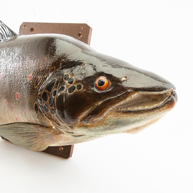 Fish sculpture "Brook Trout" 1967.