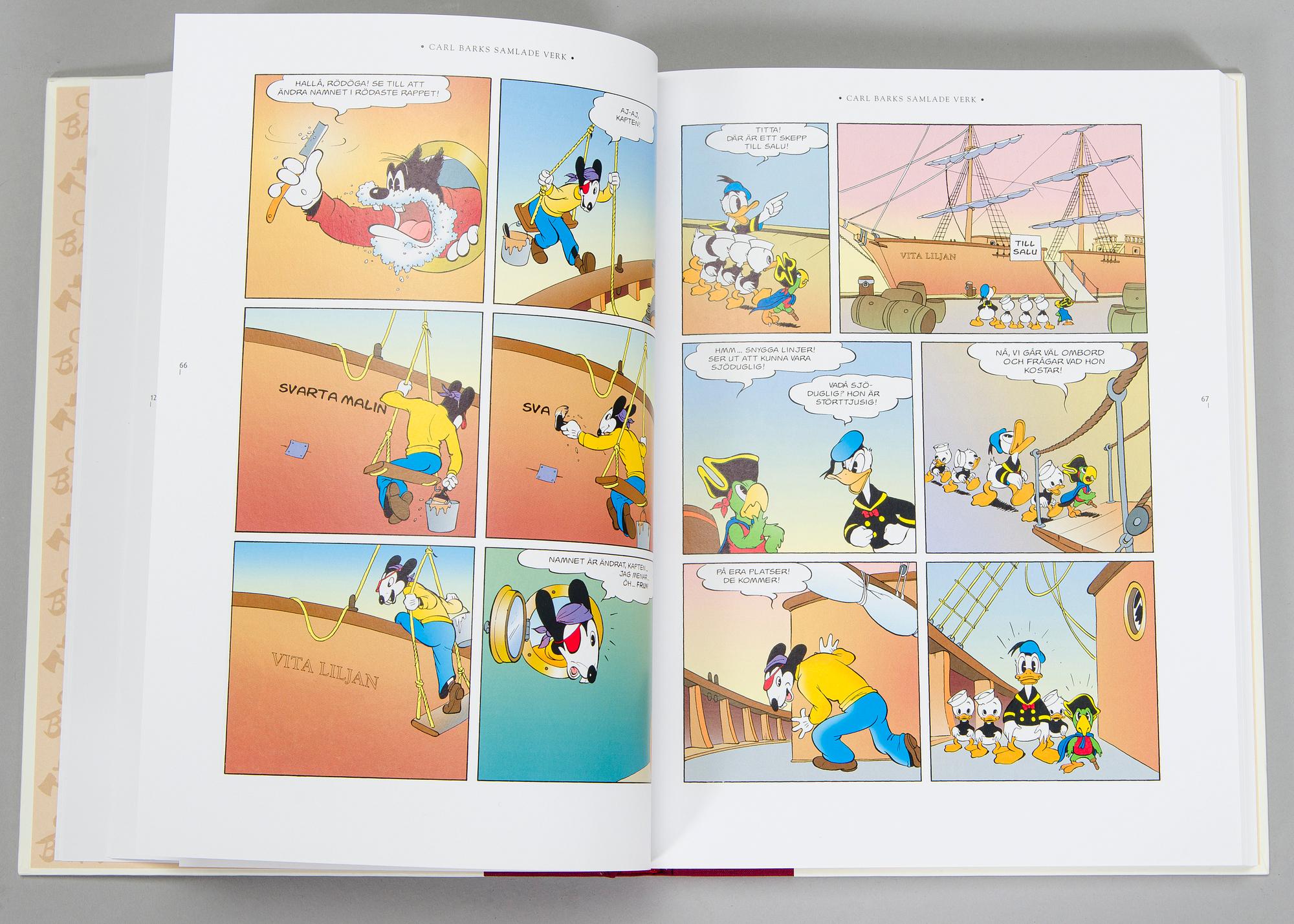 Carl Barks, "Carl Barks' Collected Works", 30 volumes, Egmont Publishing 2005-2008.