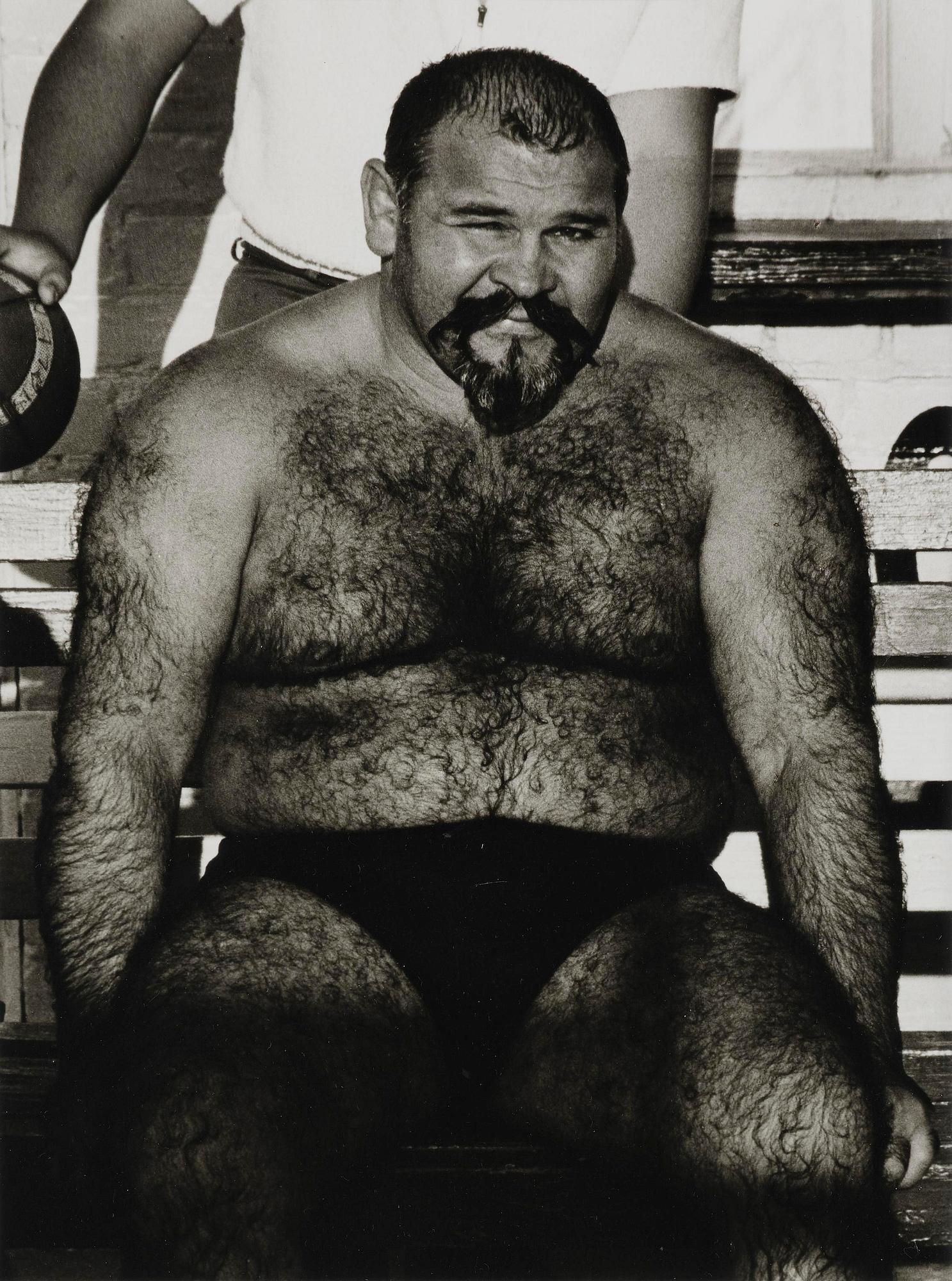 Christer Strömholm, "Honest John, 'Muscle Beach', Santa Monica 1963".