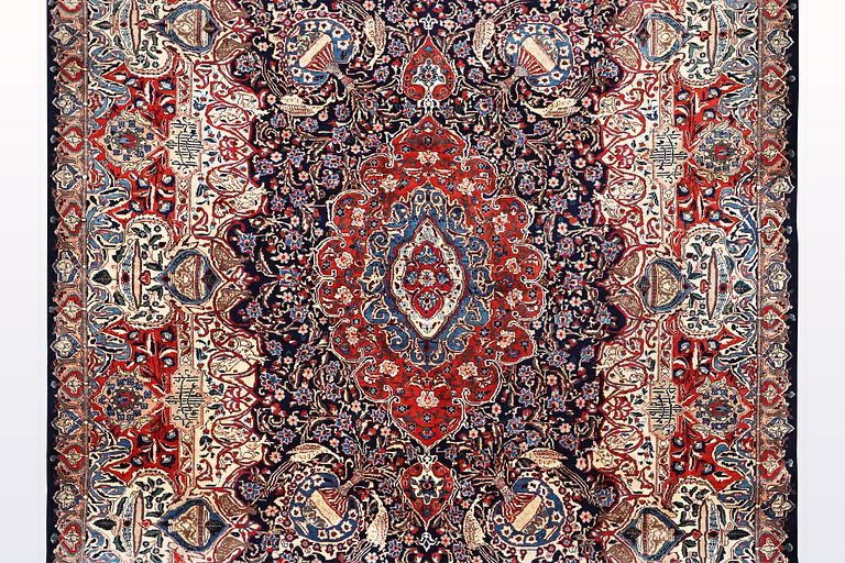 A carpet, Kashmar, ca 378 x 300 cm.