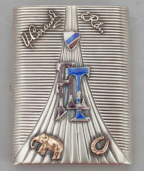 SAVUKEKOTELO, hopeaa, Venäjä, 1900-luvun alku. Paino 191 g.