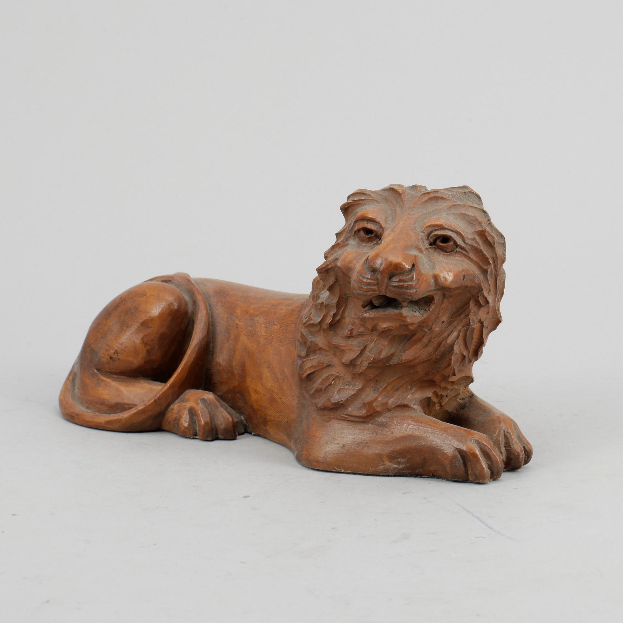 SKULPTUR, trä, 1900-tal.