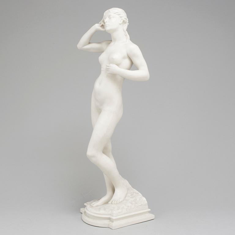 PER HASSELBERG, after. A porcelain skulpture from Gustafsberg, 1900.