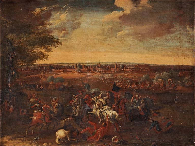 Unknown artist 17th Century. The battle of Vienna 1683.