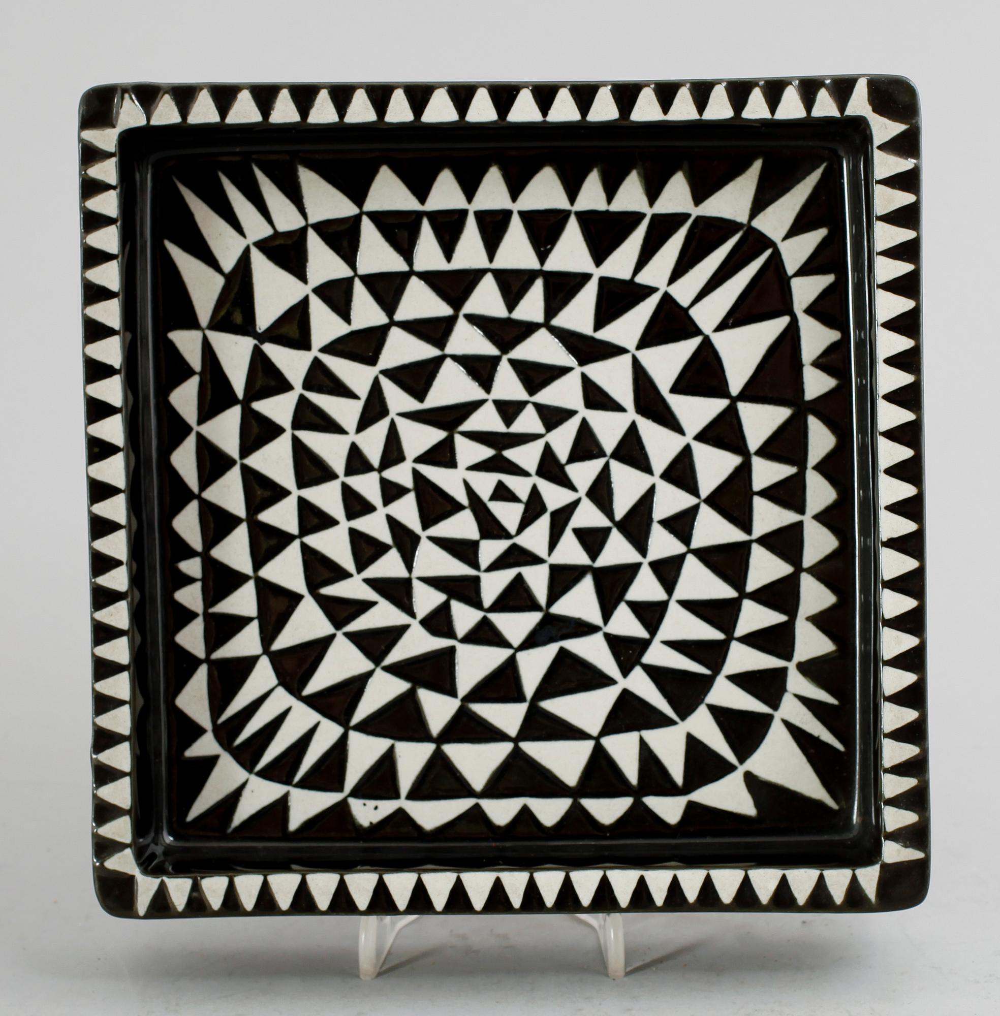 ASKFAT, stengods, "Domino", Stig Lindberg, Gustavsberg.