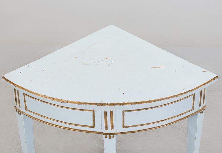 A gustavian table, first half of the 19th century.