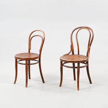 STOLAR, 2 st, Thonet, 1800-talets andra hälft.