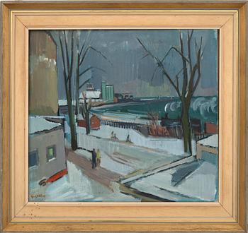 Gerhard Wihlborg, "Gray Winter Ystad".