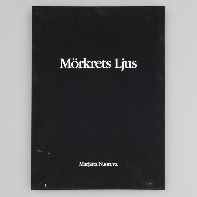 MARJATTA NUOREVA, graphic portfolio, mezzotint and drypoint 12 pcs, signed, numbered.