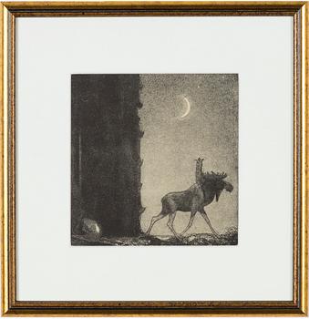 John Bauer, "Tuvstarr rider på Skutt".