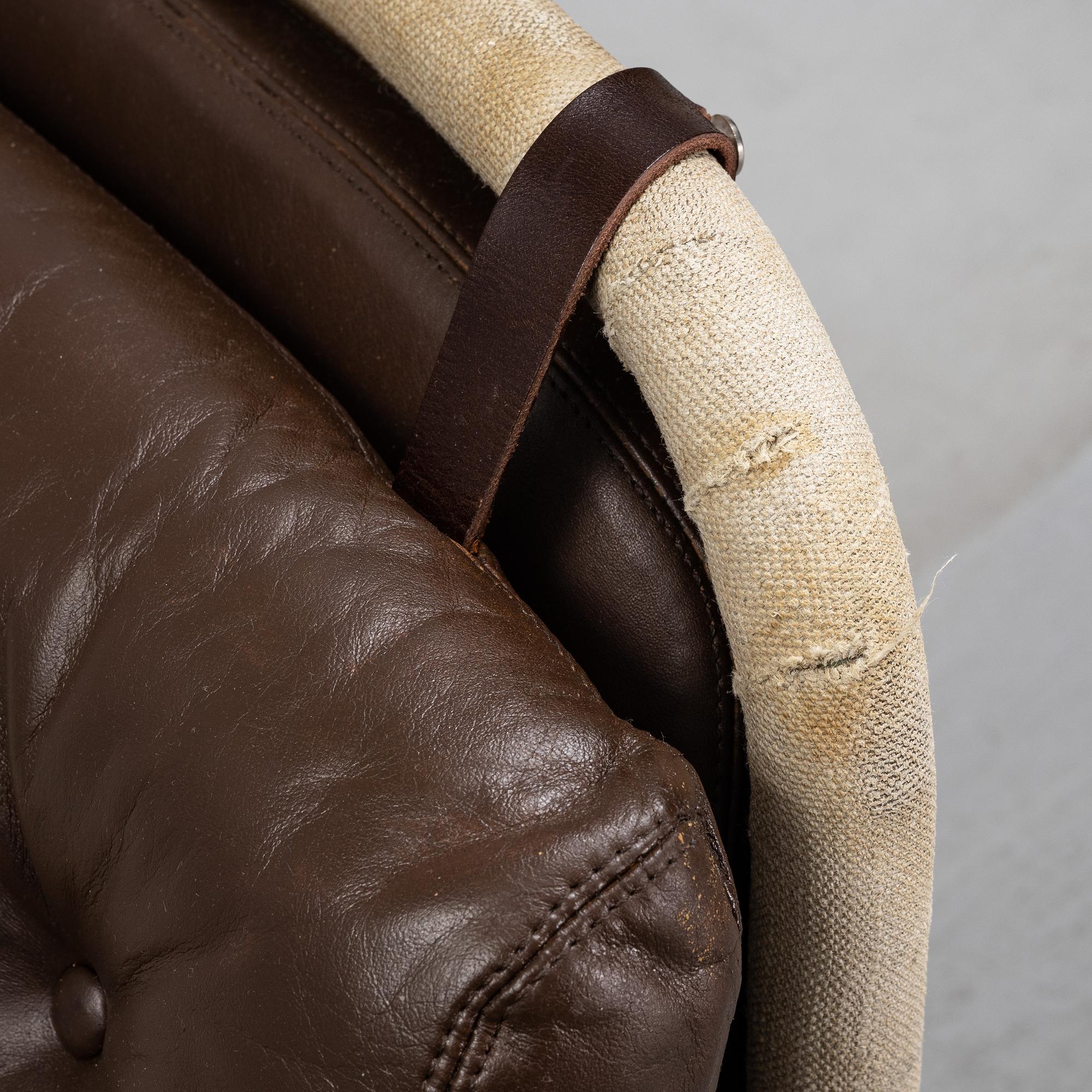 Bruno Mathsson, a 'Pernilla 3' beech recliner, Dux, 1980's.
