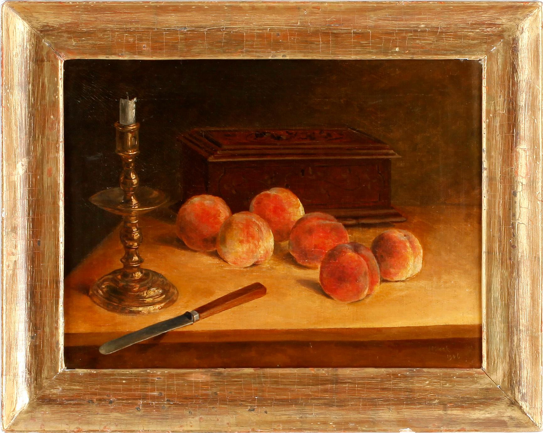 OKÄND KONSTNÄR, olja på duk, otydligt signerad. 1800/1900-tal.