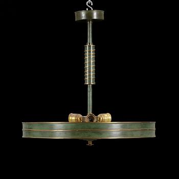 TAKLAMPA, art deco, 1930/40-tal. Höjd ca 53 cm.