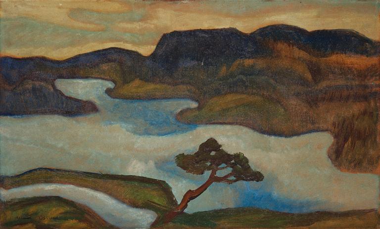 Helmer Osslund, The Lonely Pine.