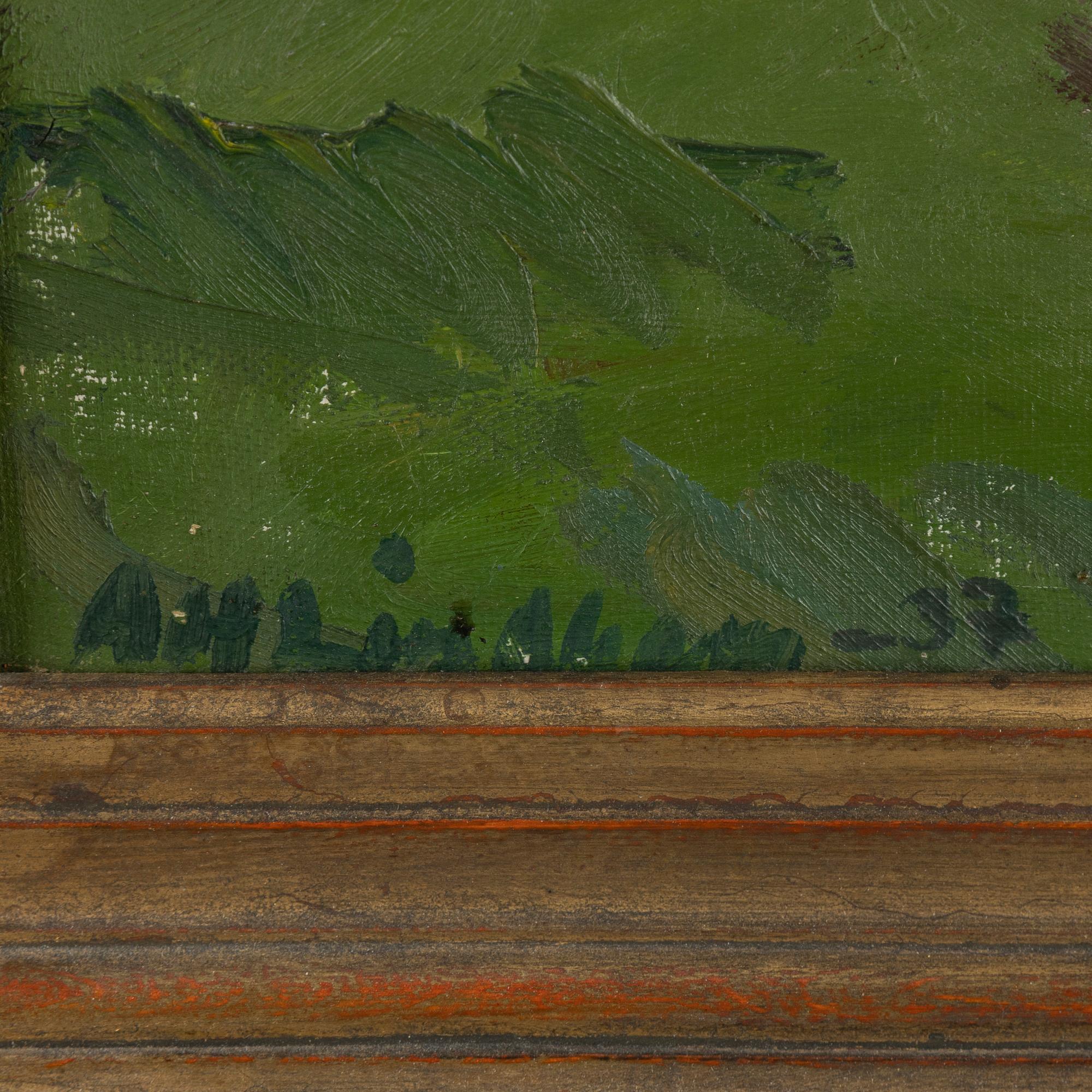 Alf Lindberg, oil on canvas, signed and dated -37.