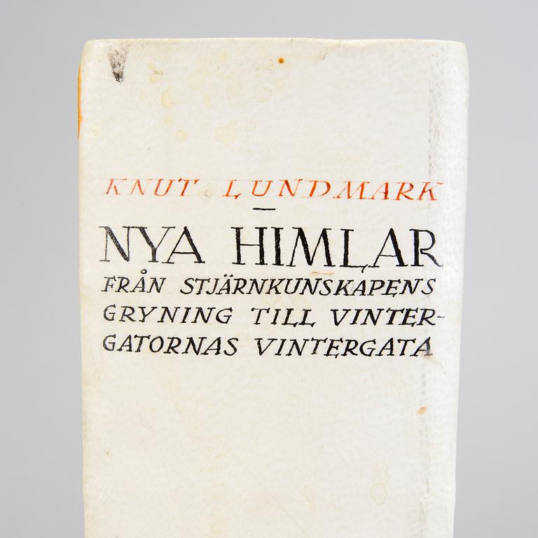 BOK: Nya himlar, Knut Lundmark, Nordisk Rotogravyr 1943.