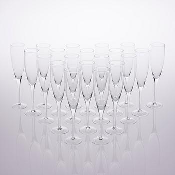 CHAMPAGNEGLAS, 20 st, 1900-talets slut.